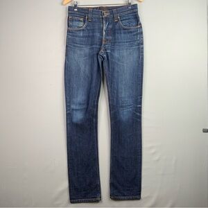 Nudie Jeans Co. Grim Tim Dry Dirt Organic Slim Straight Leg Jeans Men’s W30/L34.